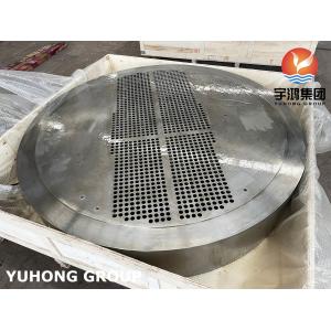 A516 GR.70N STATIONARY carbon steel TUBESHEET HEAT EXCHANGER PART