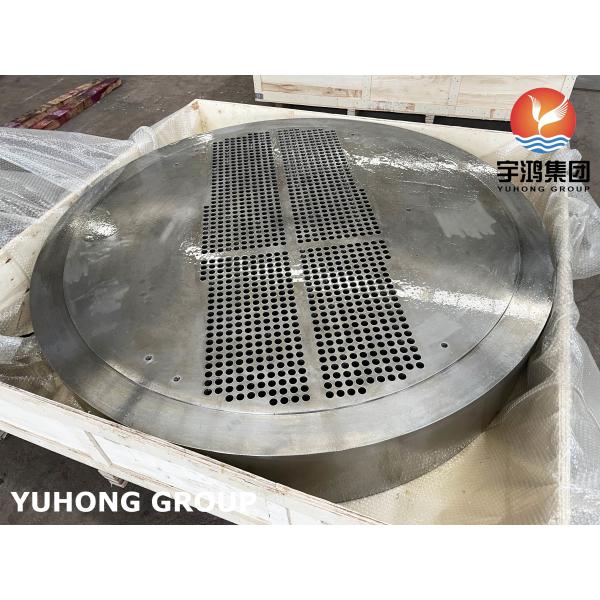 Buy A516 GR.70N STATIONARY carbon steel TUBESHEET HEAT EXCHANGER PART at wholesale prices