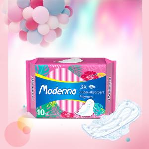China Ladies Niceday Organic Biodegradable Sanitary Pads Disposable For Night Use on sale