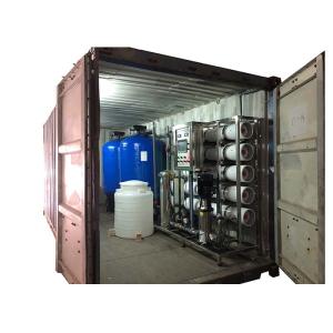 China Reverse Osmosis RO Water Treatment System With Blue FRP Tank Sand Filter / Carbon Filter on sale