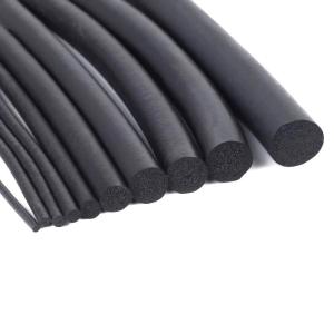 EPDM Round Foam Sealing Strip Dia 5mm for Industrial Applications Elastic and
