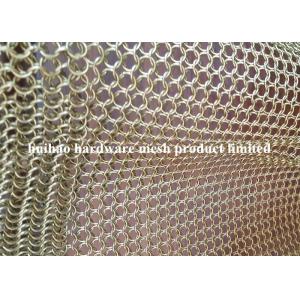 Stainless Steel Chainmail Ring Decorative Wire Mesh for Fly Screen Curtain