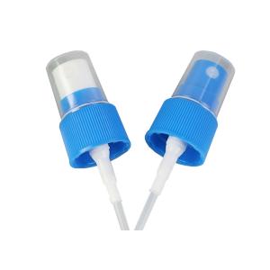 Customized PP Mini Mist Sprayer , Plastic Pump Sprayer For Bottles Blue Color