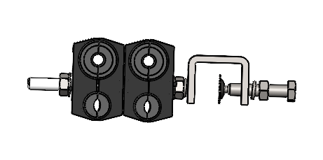 Feeder Cable Clamp, for 2x(4.8-7)+2x(10-15)mm Cable, 4Way