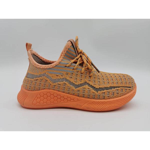 Buy Fly Woven Vamp Customized Kids Slip On Running Shoes With Elastic Effect at wholesale prices