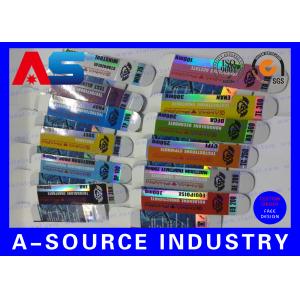 Customized Holographic 10ml Vial Boxes / Small Medical Packaging Storage Boxes