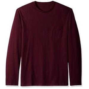 Men′s Regular-Fit Long-Sleeve T-Shirt with Pocket