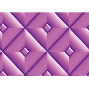 Diamond Pattern Inmitation Leather Asian Inspired Wallpaper Chinese Style Foam