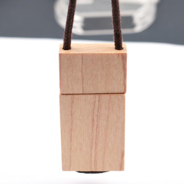 16GB 32GB 64GB Maple Wooden USB Flash Drive With Rope USB 3.0 Fast Speed