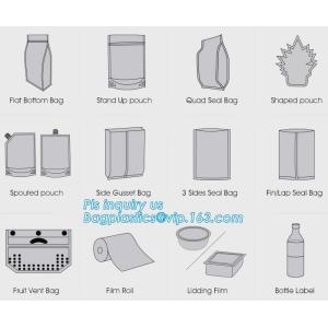 laminated multiple layer plastic aluminum foil bag side gusset pet food bag with