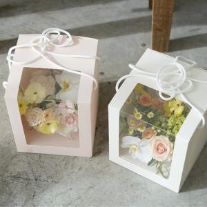 Custom Logo Printed Cardboard Paper Flower Boxes Recycled Materials