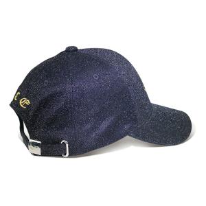 6 panels Embroidery baseball caps Glitter powder With adjustable