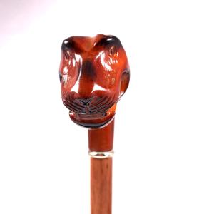 Parrot umbrella Hand carved umbrella Parrot Wooden handle Parrot Umbrella for
