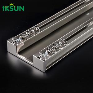 T5 Aluminum Ceiling Curtain Track Length 5.8-6.7m Thickness 1.1mm