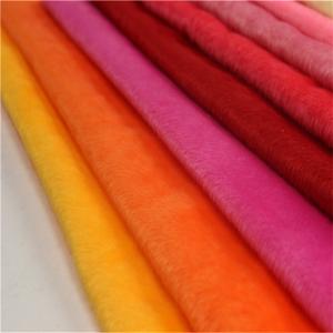 100% polyester warp knitting pearl velour/knitting fabric
