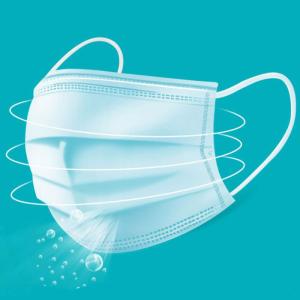 Fabric Disposable Pollution Mask Three Layers Social Space Keeping Protection