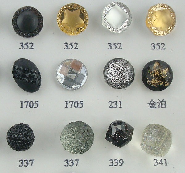 wholesale decorative glass shank button shirt buttons manufactory