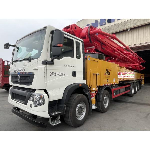 75m Semi-Dry Shotcrete Pump Truck with Cylinder Type Structure Directly Delivered
