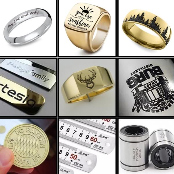 30W 50W 100w 3D Fiber Laser Marking Machine IPG Metal Laser Marker