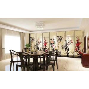 Thickness 85mm Hotel Acoustic Room Dividers With Aluminium Sliding Track