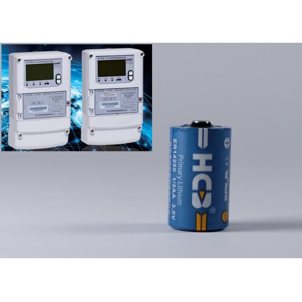 1/2AA Li-SOCl2 Battery ER14250 1200mAh 0.65mA For Smart Metering ETC lock system