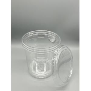 Disposable 20oz PLA Clear Cup With Lid Customized Logo Acceptable
