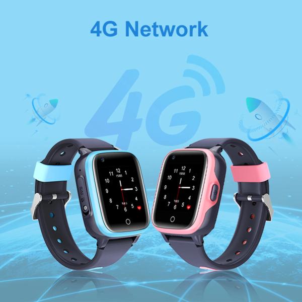 IPx7 Fitness Teens Childrens Tracker Watch Clock LT41 4G HD Video Call WiFi Monitor Camera