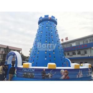 0.55mm PVC Tarpaulin Inflatable Climbing Toys , Blow Up Climbing Obstacle Course