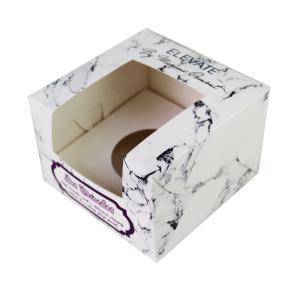 Foodgrade Custom Cake Boxes With Window Printed Biodegradable