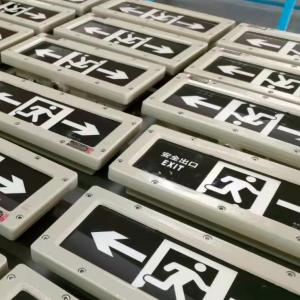 Factory Direct LED Exit Sign Explosion Proof Emergency Lights Mounted On Wall