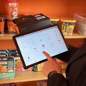 Quality Android 13 Tablet POS WiFi Android POS Tablet 11 Inch With 80 * Dia60 Max Printer Paper Roll for sale