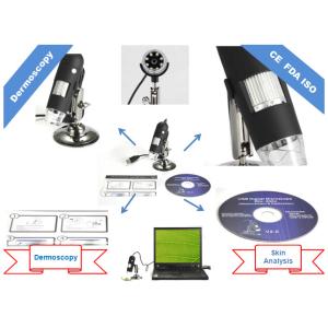200X Magnification 8 function facial machine For Skin Analysis USB Port JPEG /