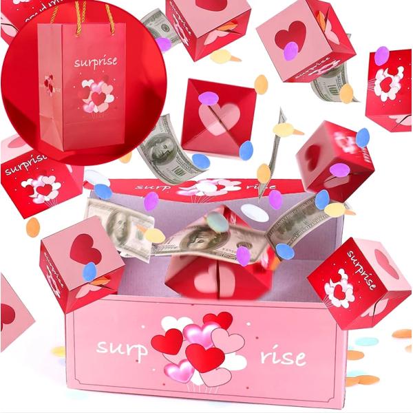 Packing Material DIY Birthday Surprise Gift Box Party Favors Funny Money Explosion Box