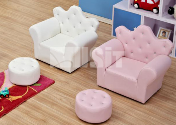 Buy Lovely Upholstered Kids Foldable Couch , Toddler Sofa Chair Beautiful Looking at wholesale prices