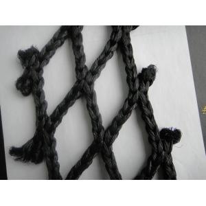 Quality Black Super PE HDPE Fishing Nets / Fish Catching Net , Single / Double knotted for sale