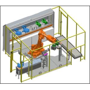 ABB Robotic Grinding and Polishing Machine for Metal Parts