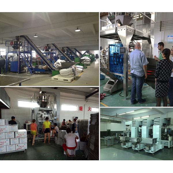 Stainless Steel Granule Packing Machine With Multi Head Weigher CE Certification