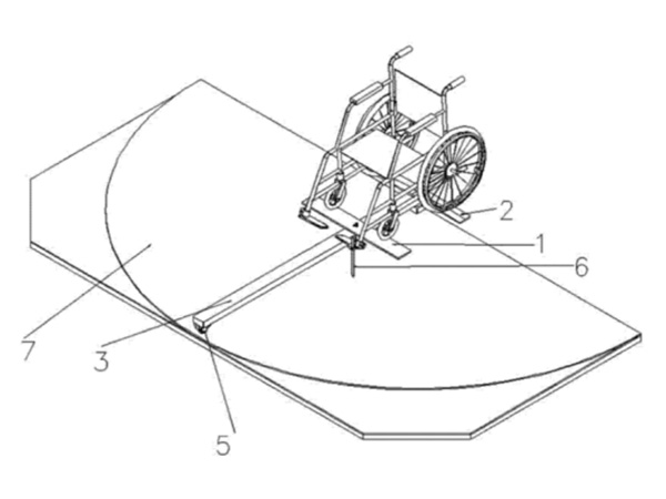 Buy 5127-HD Wheelchair Turning Radius Test Bench  with Steel Frame at wholesale prices