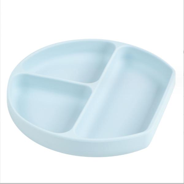 Plate Production Safe and Durable Food Grade Silicone Suction Plate for Baby