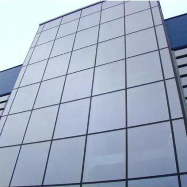Buy Aluminum Cladding Double Glazed Glass Curtain Wall Modern Waterproof at wholesale prices