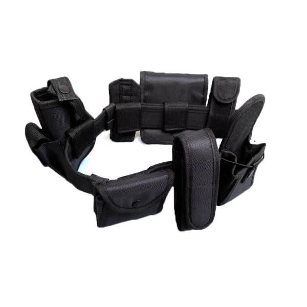 Quick Detach Metal Buckle Nylon Patrol Outdoor Hunting Tactical Belt Pouch Waist Utility Duty Belt Bag For Men