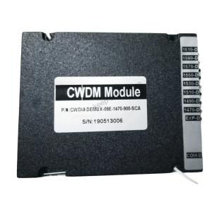 4 Channel CWDM Mux/Demux Fiber Optic Module for 1270-1610nm Fwdm DWDM Splitter