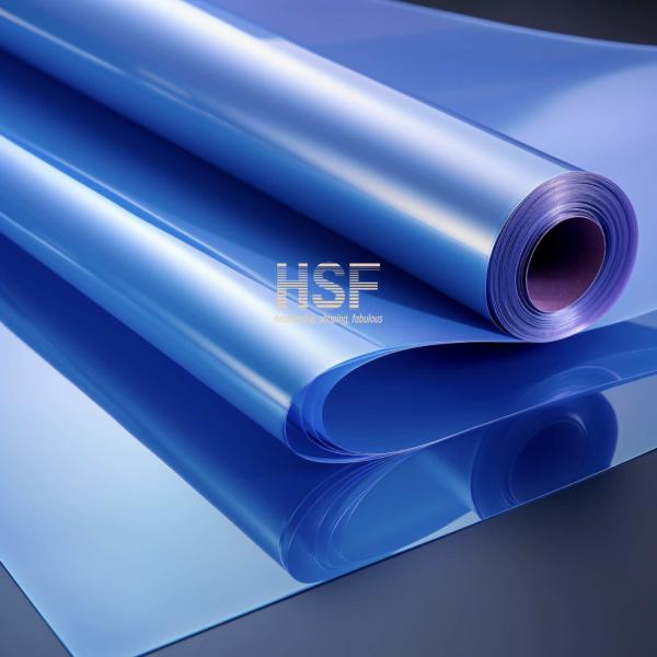 Clear Blue Static Cling Protective Anti Static Shrink Film 20um