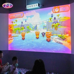 3D Visual Interactive Wall Projection With Diverse Game Themes For Hotels