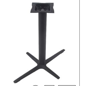 Cast Iron Cross Table bases Black wrinkle Zinc Powder Coated Restaurant Table
