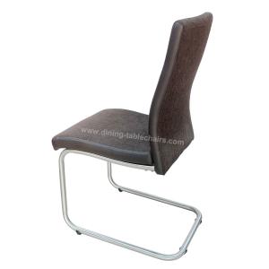 Fabric Upholstered Stainless Dining Chair Livingroom Chair Leisure Chair