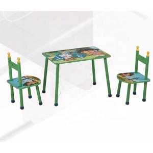 Writing Folding Study Table With Chair For Students Height Adjustable