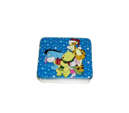 China PMS Printing Tea Packaging 0.30mm Thickness Square Tin Can on sale