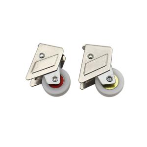 Smooth Operation Iron Shell Aluminium Sliding Window Rollers with Nylon Bearing