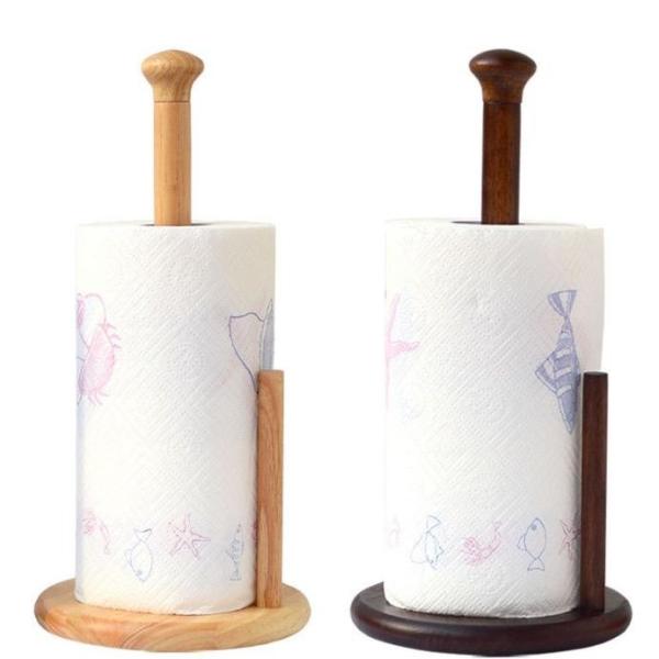 Buy Solid Wood OEM Tissue Paper Roll Holder Kitchen at wholesale prices